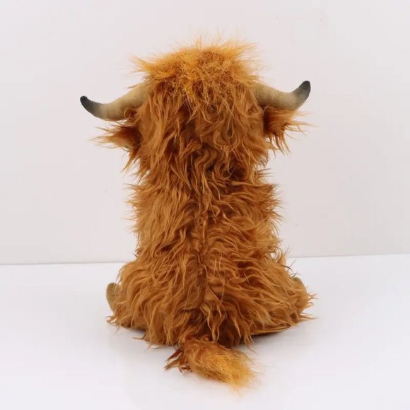 Cuddly 27CM/11'' Highland Cow Plush Toy - Picture 2 of 3